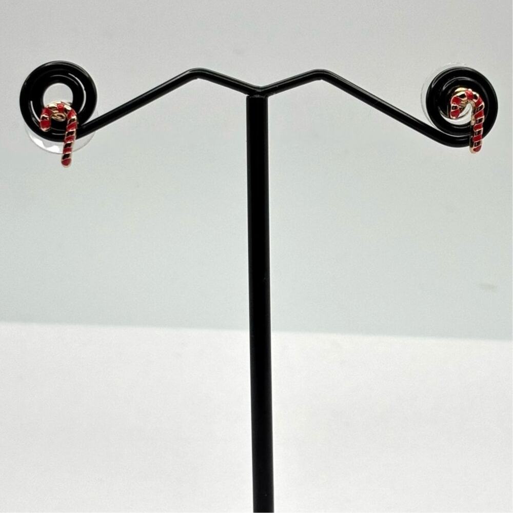Red Candy Cane Earrings